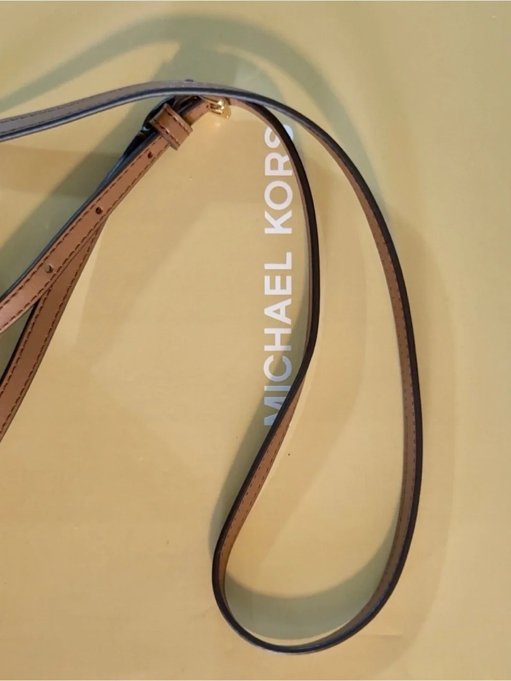 Michael Kors SOHO Small Pouchette Crossbody – Luggage – NWT